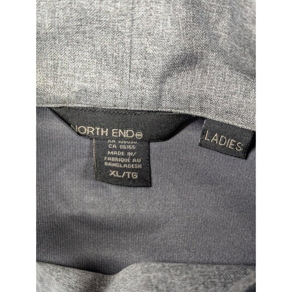Intel Corporation North End Jacket Womens Size XL Gray Wrap Neck Waterproof - Picture 3 of 8